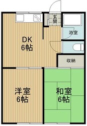 コーポオクツの物件間取画像